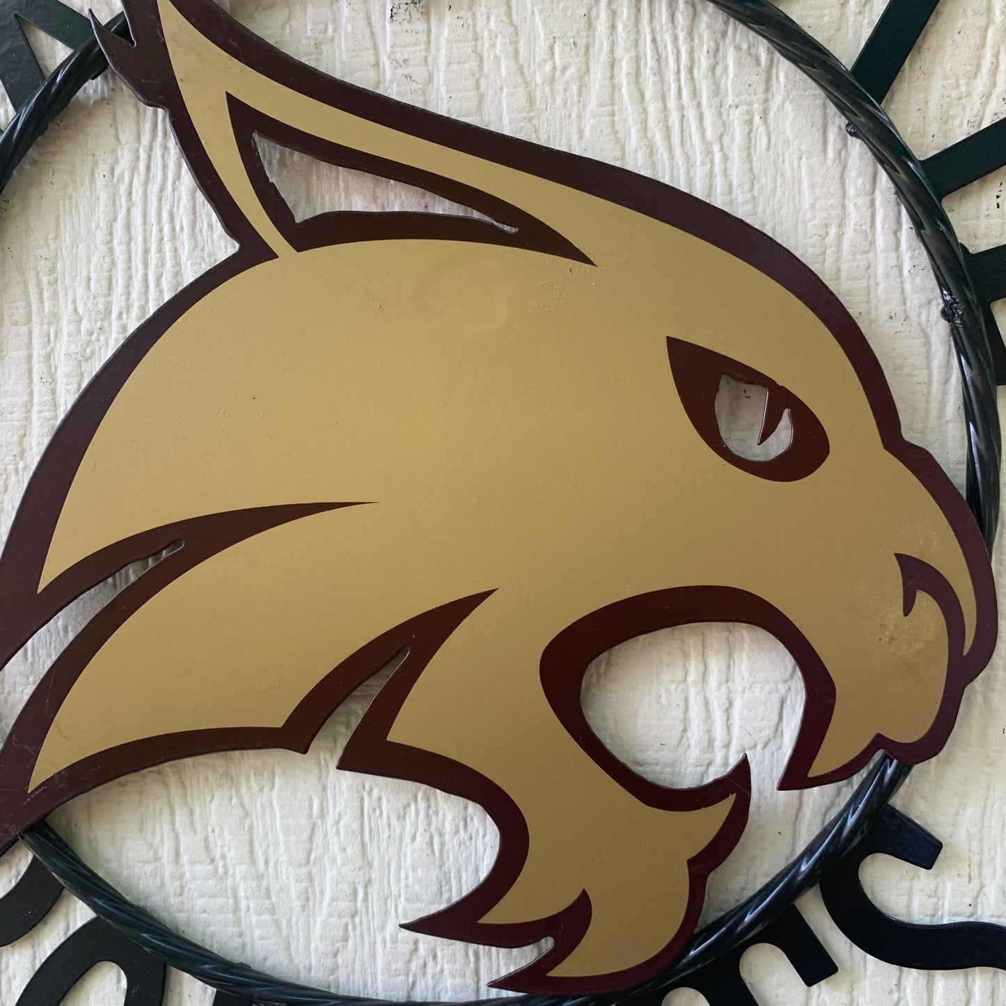 12",18",24",32",36" TEXAS STATE BOBCATS CUSTOM METAL VINTAGE CRAFT TEAM SIGN WESTERN HOME DECOR HANDMADE