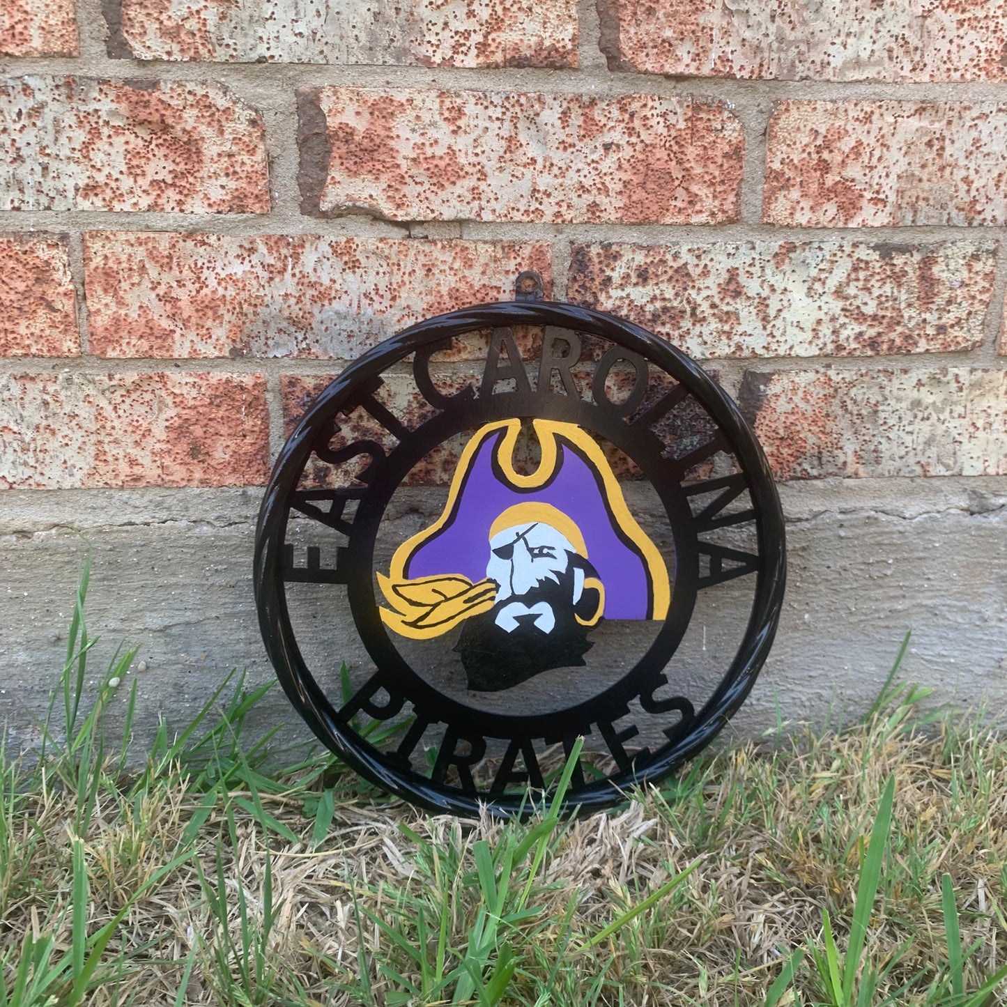 EAST CAROLINA CUSTOM METAL VINTAGE CRAFT SIGN TEAM ART WESTERN HOME DECOR HANDMADE