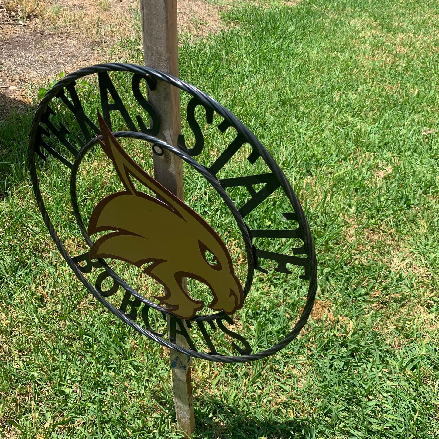 12",18",24",32",36" TEXAS STATE BOBCATS CUSTOM METAL VINTAGE CRAFT TEAM SIGN WESTERN HOME DECOR HANDMADE