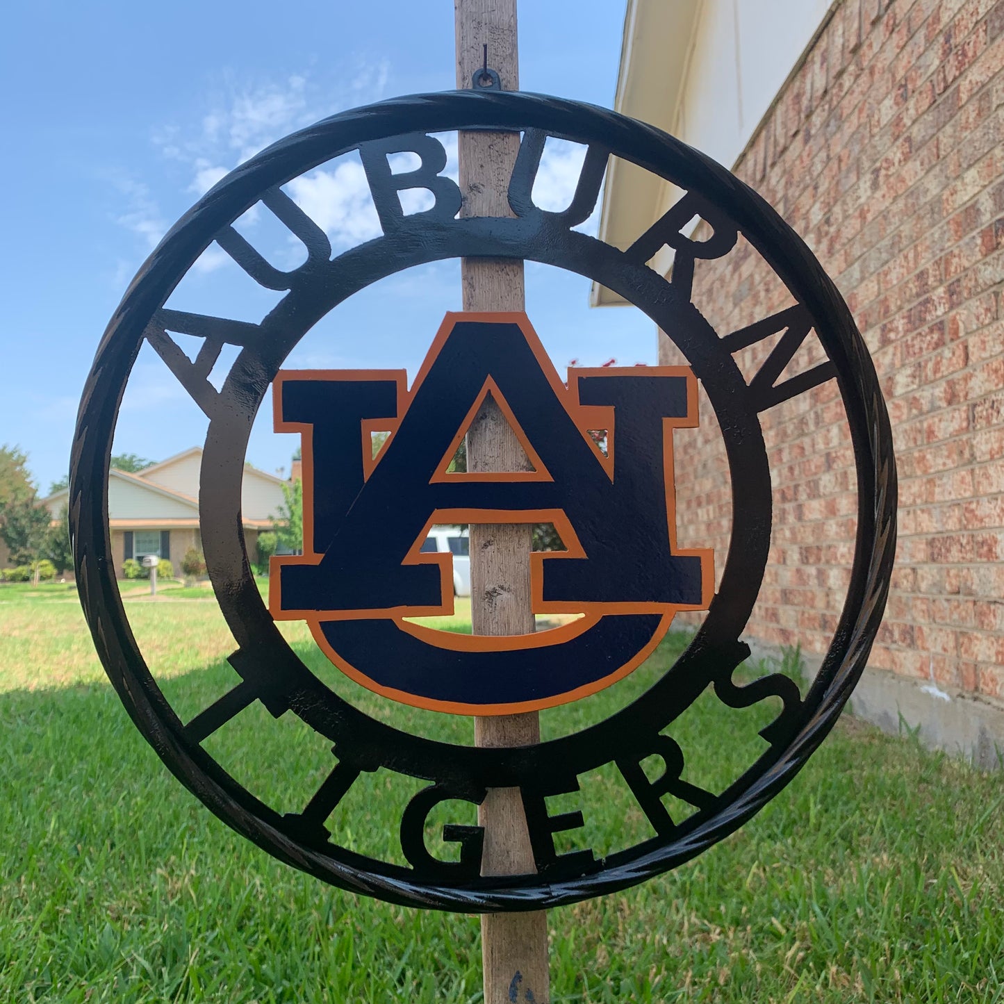 12", 18", 24", 32" AUBURN TIGERS METAL SIGN VINTAGE TEAM CUSTOM ART