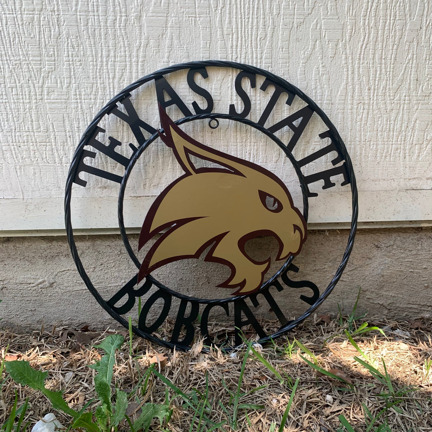12",18",24",32",36" TEXAS STATE BOBCATS CUSTOM METAL VINTAGE CRAFT TEAM SIGN WESTERN HOME DECOR HANDMADE