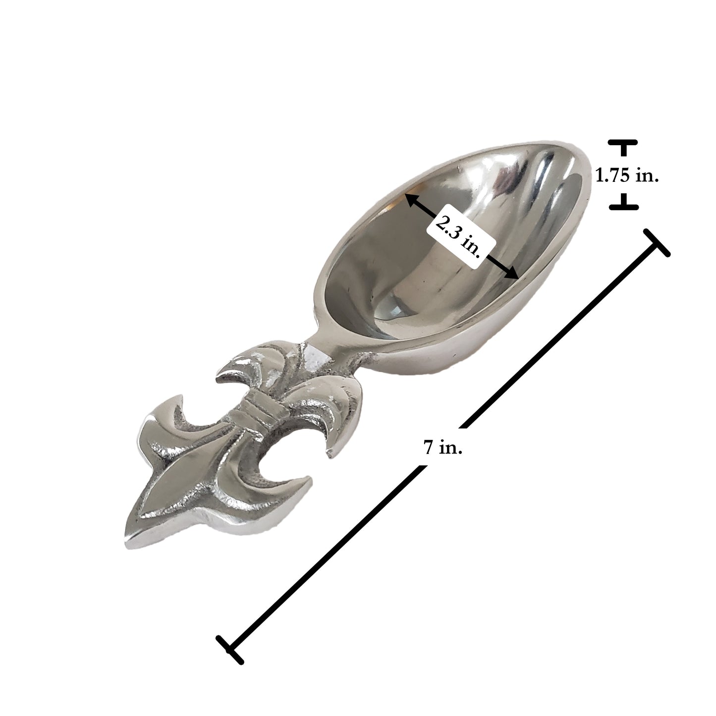 7" EGIFTHOME FLEUR DE LIS FDL ICE SCOOP KITCHEN WESTERN HOME DECOR NEW #IH_11935 --FREE SHIPPING
