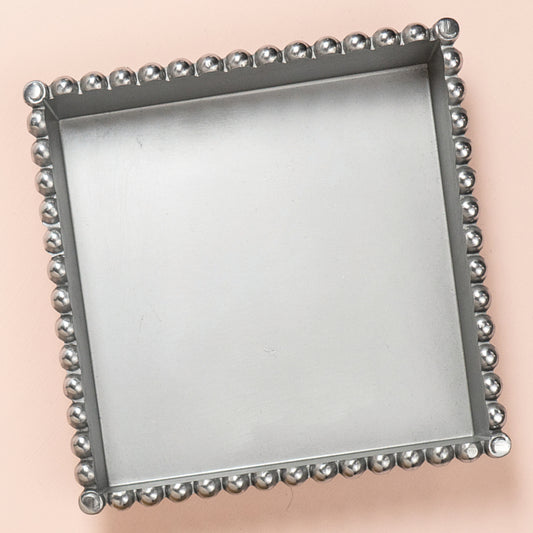 #IH_12812 ALUMINIUM BEAD 7.5" LUNCH METAL NAPKIN HOLDER WESTERN HOME DECOR NEW