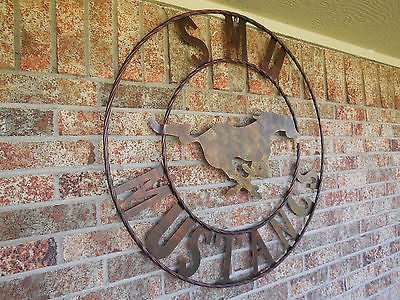 12",18",24",32",36" SMU MUSTANGS CUSTOM METAL VINTAGE CRAFT WESTERN HOME DECOR HANDMADE