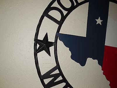 24" DON'T MESS WITH TEXAS MAP BARN METAL SIGN WALL DECOR WESTERN HOME DECOR NEW HANDMADE #EH12839