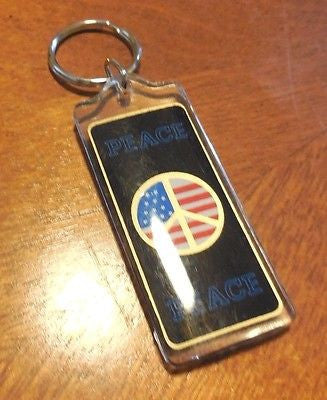 PEACE KEY CHAIN NEW