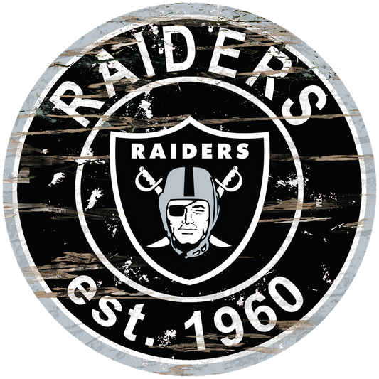 #W113 LAS VEGAS RAIDERS MDF WOOD NFL TEAM SIGN CUSTOM VINTAGE CRAFT WESTERN HOME DECOR OFFICIAL LICENSED PRODUCT