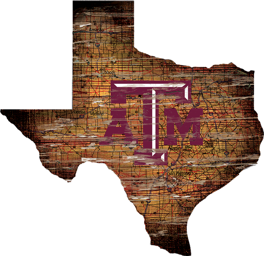 #WST206 TEXAS A&M TIN SIGN CUSTOM METAL VINTAGE TEAM CRAFT ART WESTERN HOME DECOR HANDMADE