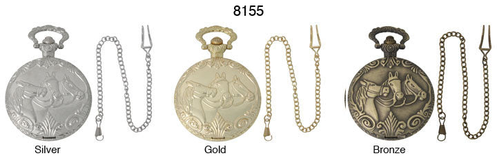 Horse Pocket Watch Item# 8155