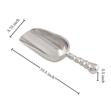 11" BEADED LARGE ICE SCOOP KTICHEN WARE SILVER WESTERN HOME DECOR HANDMADE NEW #EH13186