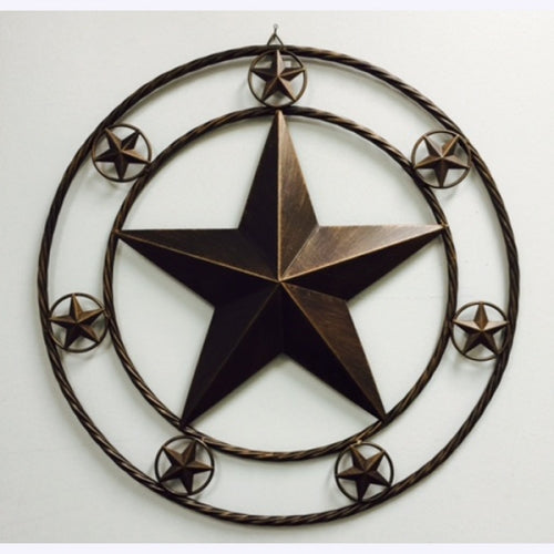 12" TO 50" MULTI STAR BARN METAL LONESTAR WESTERN HOME DECOR HANDMADE NEW #EH11802