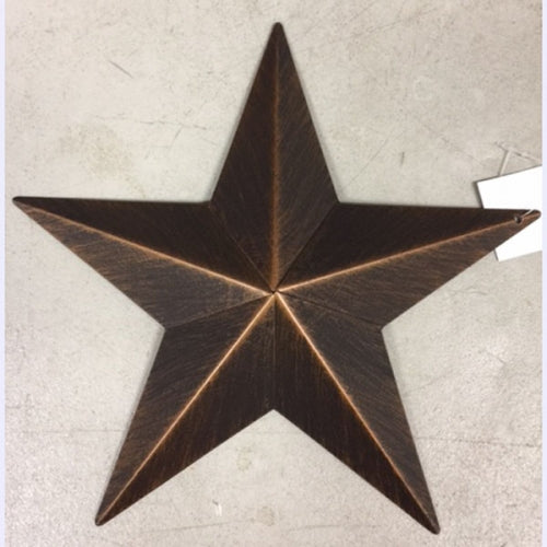 3",4",5",6",9",12" RUSTIC BRONZE BARN METAL STAR WESTERN HOME DECOR HANDMADE NEW-#EH10478