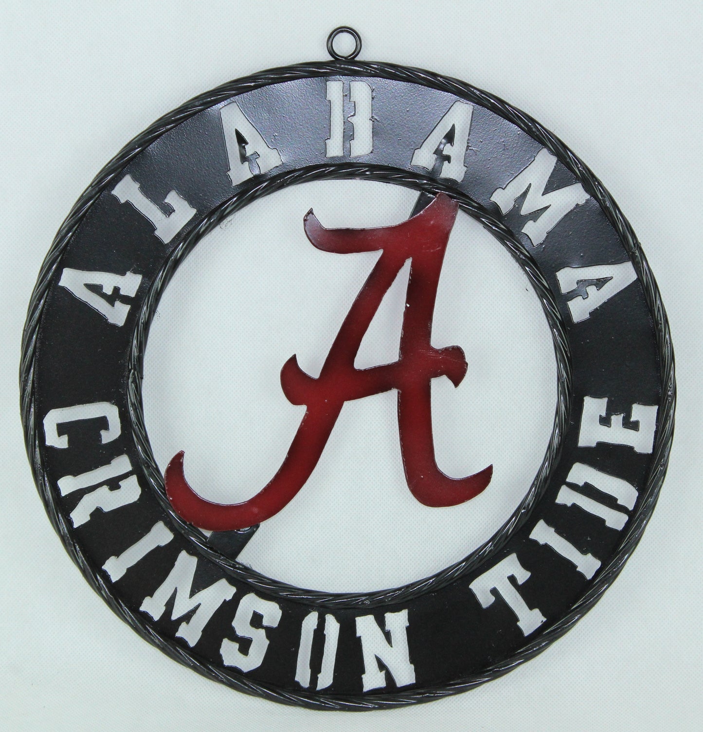 12" ALABAMA CUSTOM METAL VINTAGE CRAFT SIGN WALL ART TEAM SIGN HANDMADE