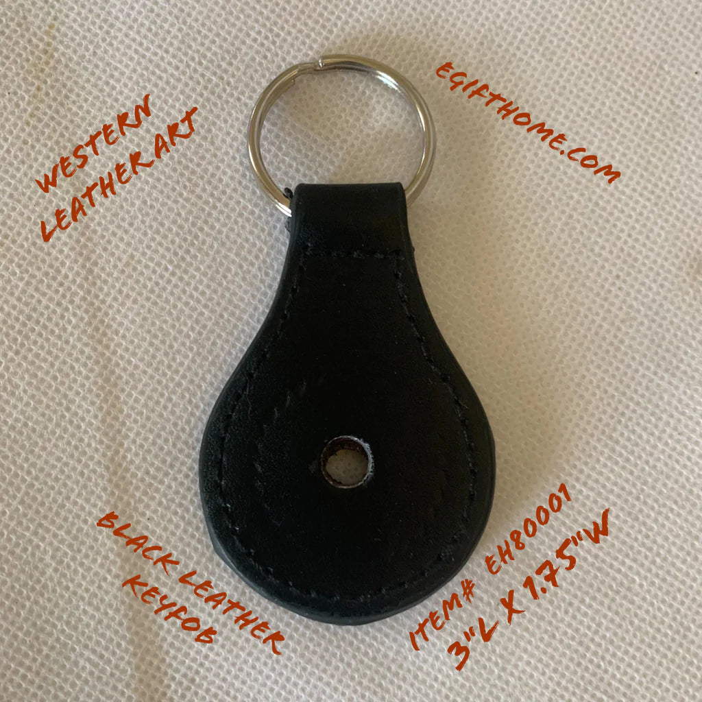 STATE OF TEXAS KEY FOB BRONZE CONCHO BROWN LEATHER KEYCHAIN WESTERN FASHION ART NEW #EH80011