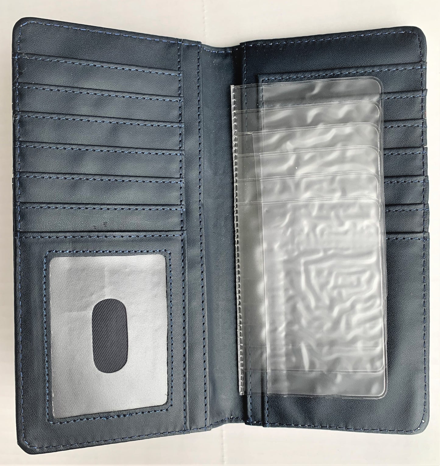 WESTERN CROSS CHECKBOOK BI FOLD MEN'S LEATHER BLACK WALLET