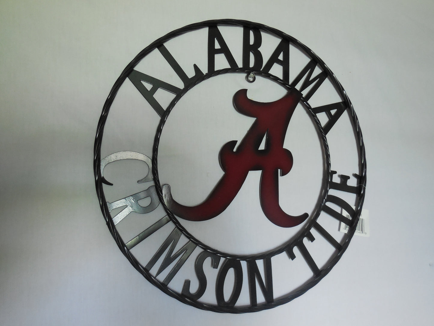 ALABAMA CRIMSON TIDE CUSTOM METAL VINTAGE CRAFT WALL SIGN WESTERN HOME DECOR HANDMADE 12",18",24",36"