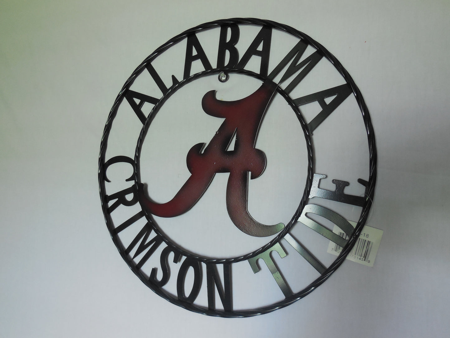 ALABAMA CRIMSON TIDE CUSTOM METAL VINTAGE CRAFT WALL SIGN WESTERN HOME DECOR HANDMADE 12",18",24",36"