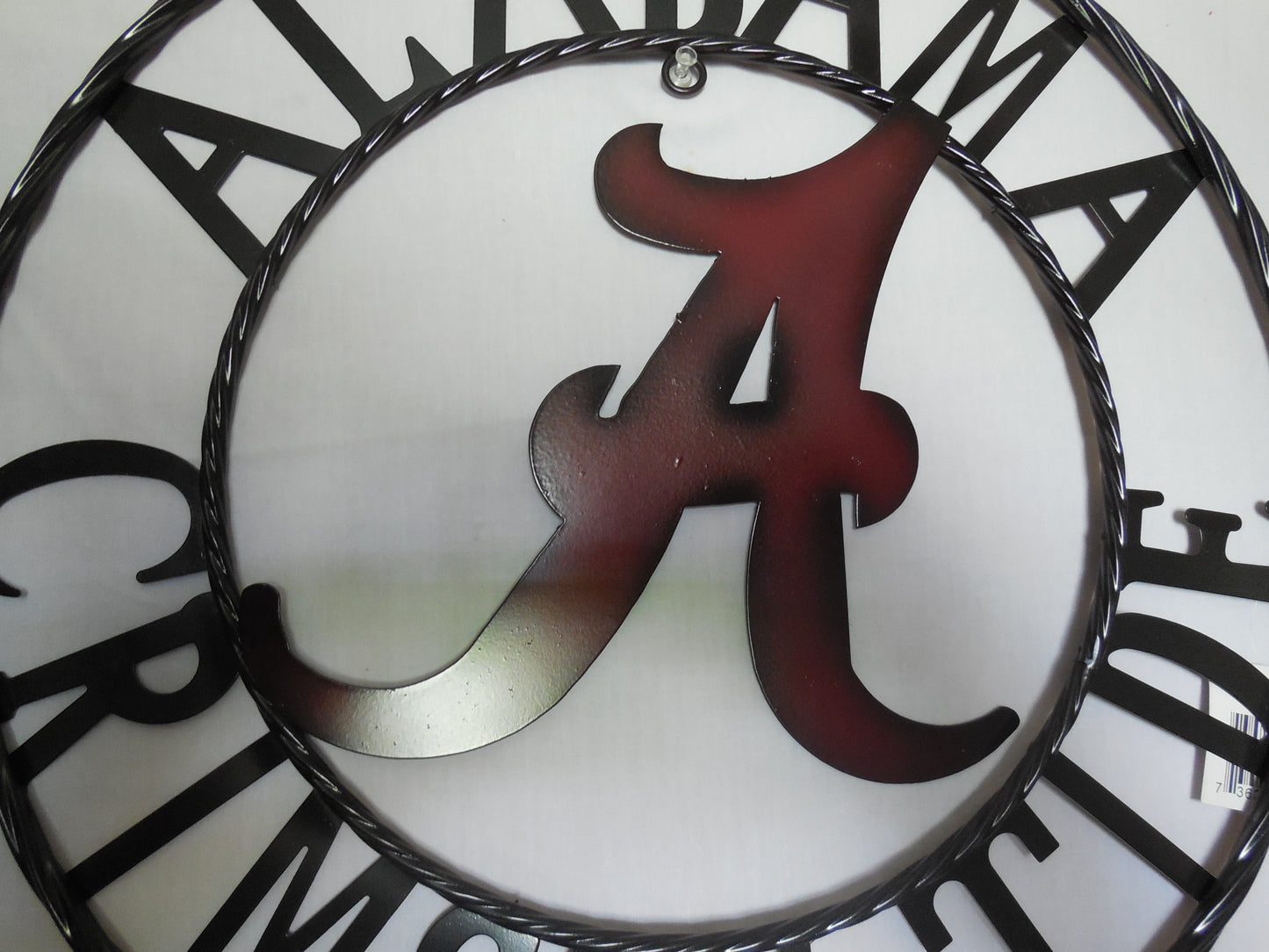 ALABAMA CRIMSON TIDE CUSTOM METAL VINTAGE CRAFT WALL SIGN WESTERN HOME DECOR HANDMADE 12",18",24",36"