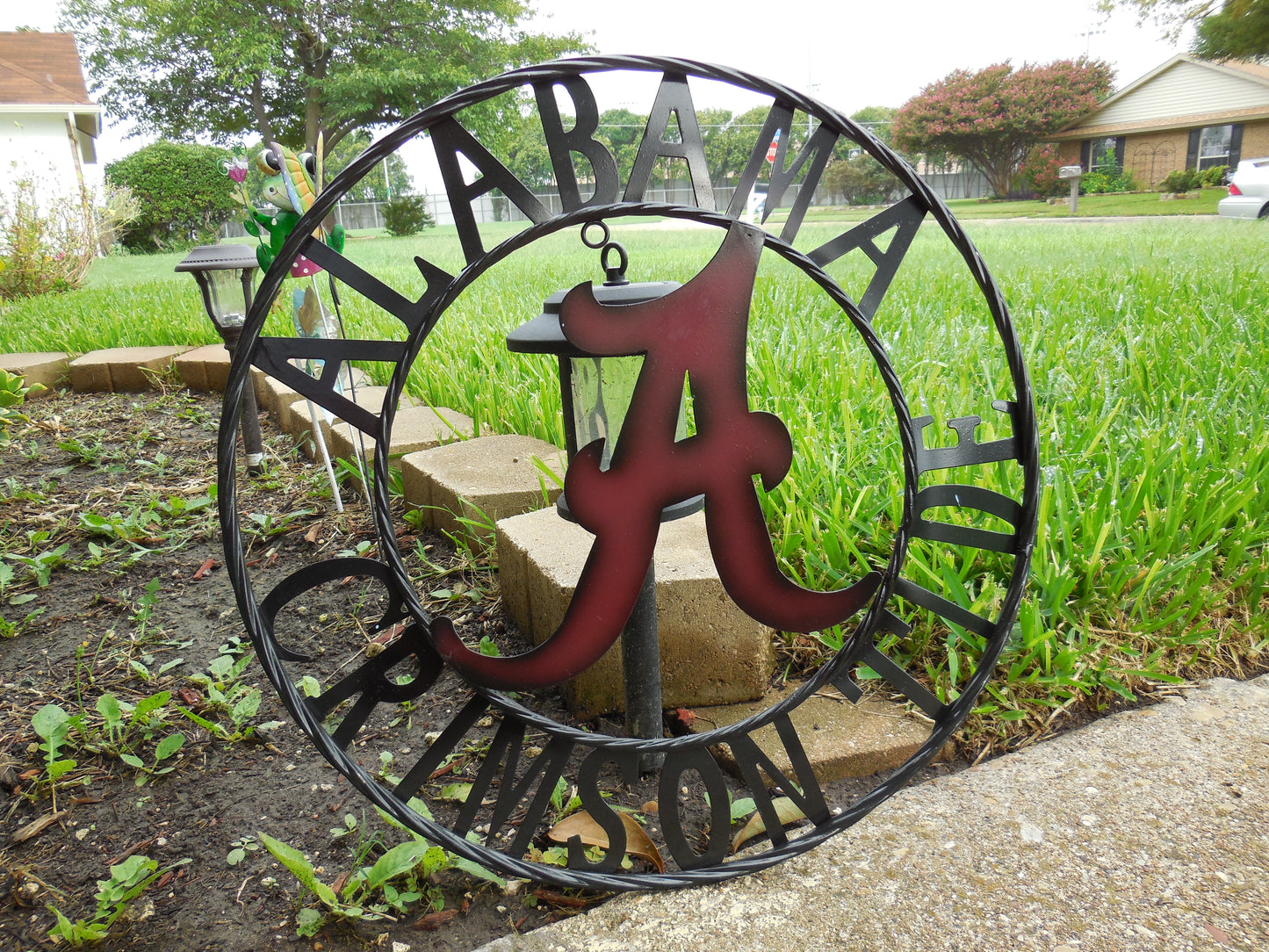 ALABAMA CRIMSON TIDE CUSTOM METAL VINTAGE CRAFT WALL SIGN WESTERN HOME DECOR HANDMADE 12",18",24",36"