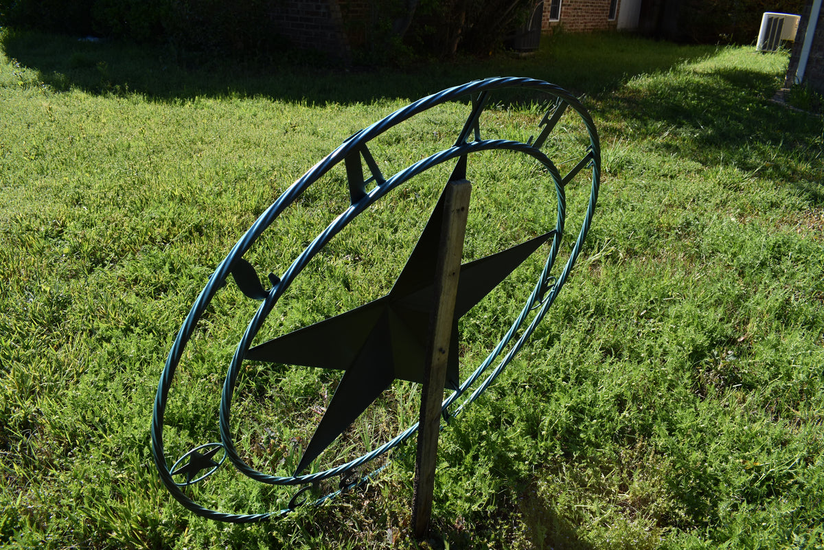 TEXAS 1836 TURQUOISE AQUA BARN METAL 3d LONESTAR WESTERN HOME DECOR NEW #EH12840 24",36",40",50"
