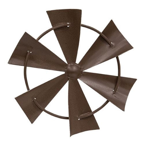 7.25" RUSTIC HANGING WINDMILL FARMHOUSE METAL WALL ART WESTERN HOME DECOR #EH11795 --FREE SHIPPING