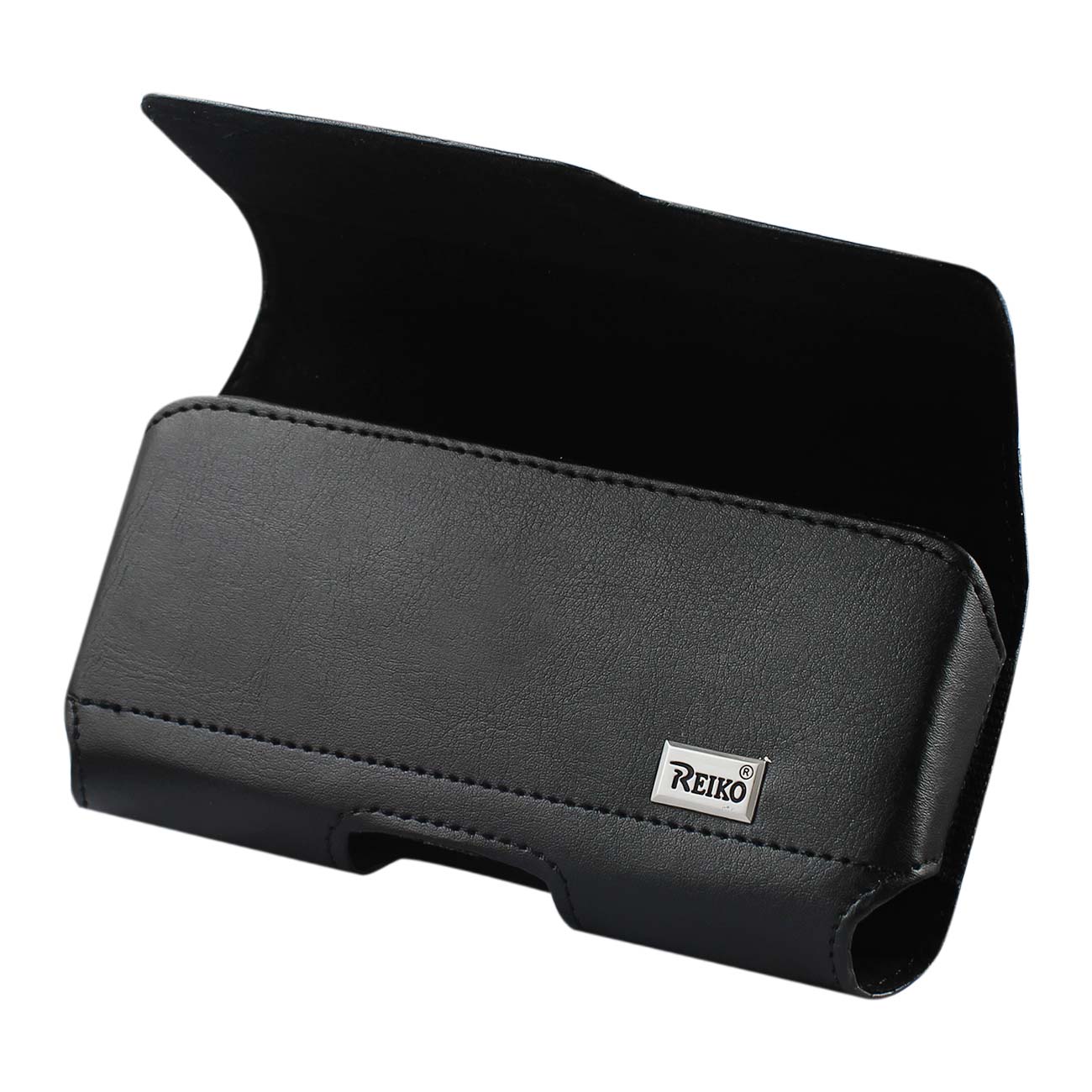 HP115B 7" REIKO XL MEGA EXTRA LARGE LEATHER POUCH BELT LOOP HOLSTER CELL PHONE CASE UNIVERSAL OVERSIZE