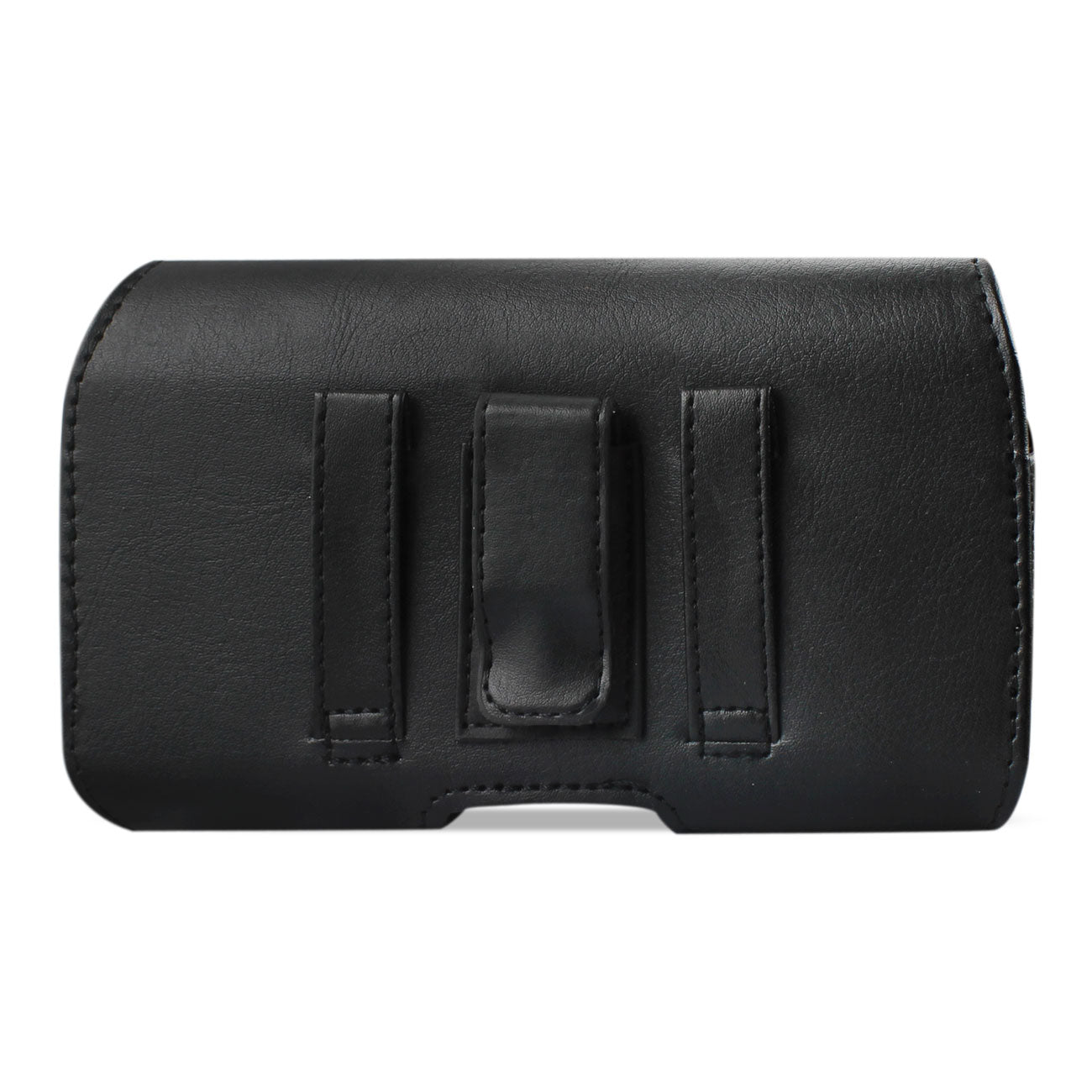 HP115B 7" REIKO XL MEGA EXTRA LARGE LEATHER POUCH BELT LOOP HOLSTER CELL PHONE CASE UNIVERSAL OVERSIZE