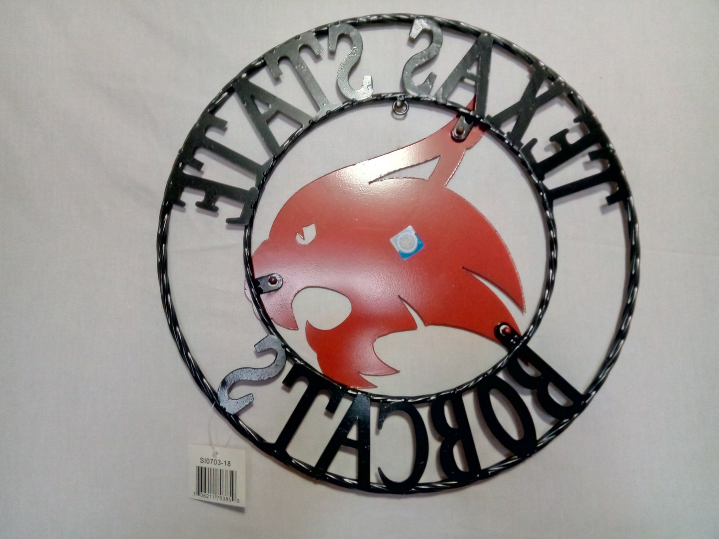 12",18",24",32",36" TEXAS STATE BOBCATS CUSTOM METAL VINTAGE CRAFT SIGN TEAM WESTERN HOME DECOR HANDMADE
