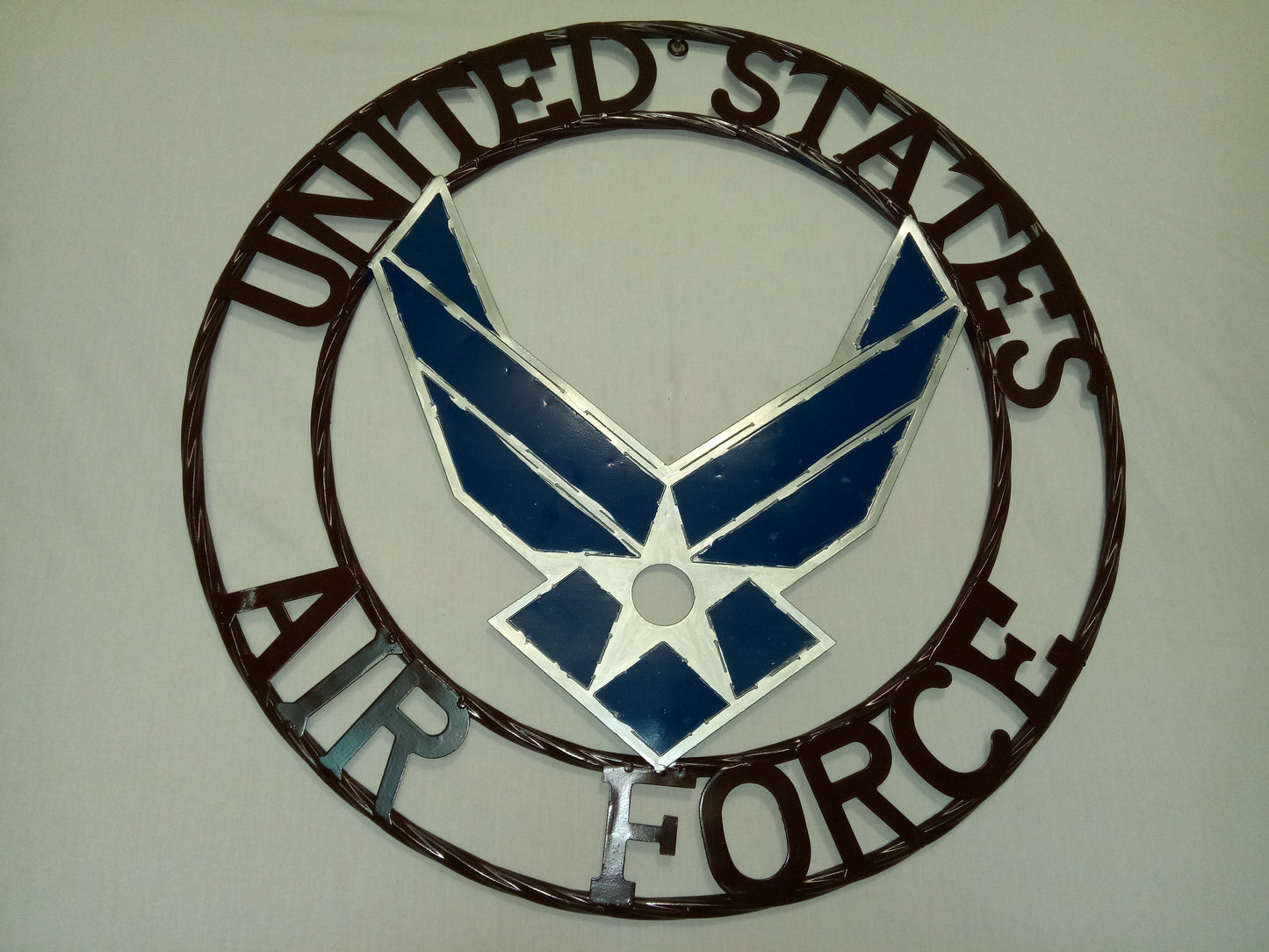 24" US AIRFORCE MILITARY METAL WALL ART WESTERN HOME DECOR VINTAGE RUSTIC WALL DECOR NEW