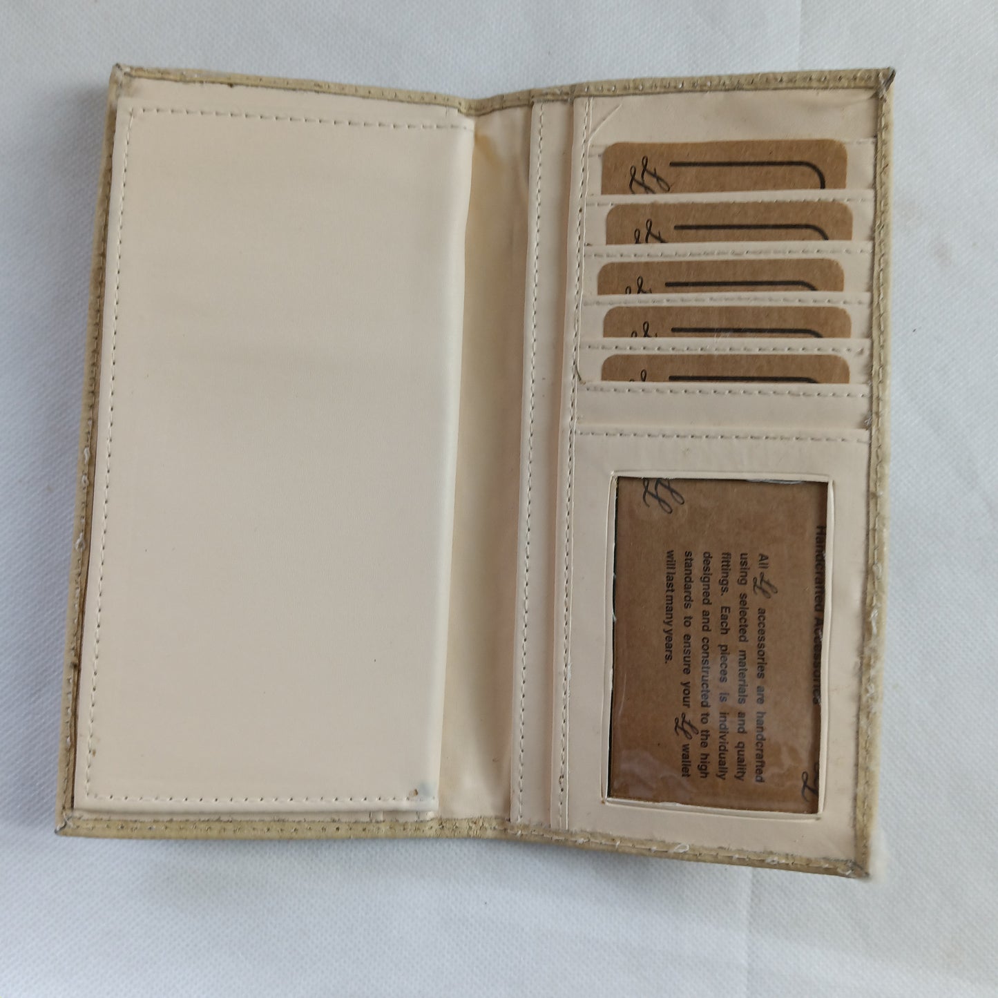 EH12123 WHITE STATE OF TEXAS LONE STAR GENUINE LEATHER WALLET CHECKBOOK MENS WALLET #EH12133