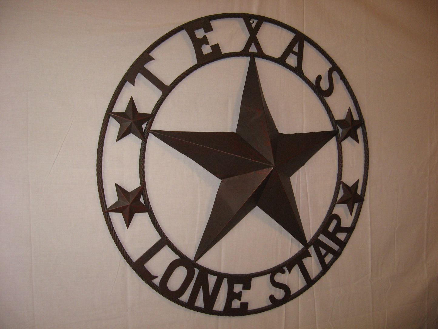 TEXAS LONESTAR METAL ART WESTERN HOME WALL DECOR RUSTIC VINTAGE BROWN NEW, SIZE:24",32",36",40",42",44",46",50"