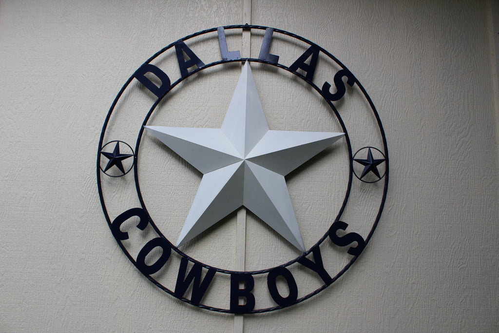 50 DALLAS COWBOYS DECOR METAL LONE STAR ART WESTERN HOME WALL