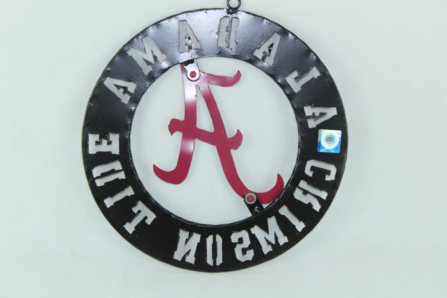 12" ALABAMA CUSTOM METAL VINTAGE CRAFT SIGN WALL ART TEAM SIGN HANDMADE