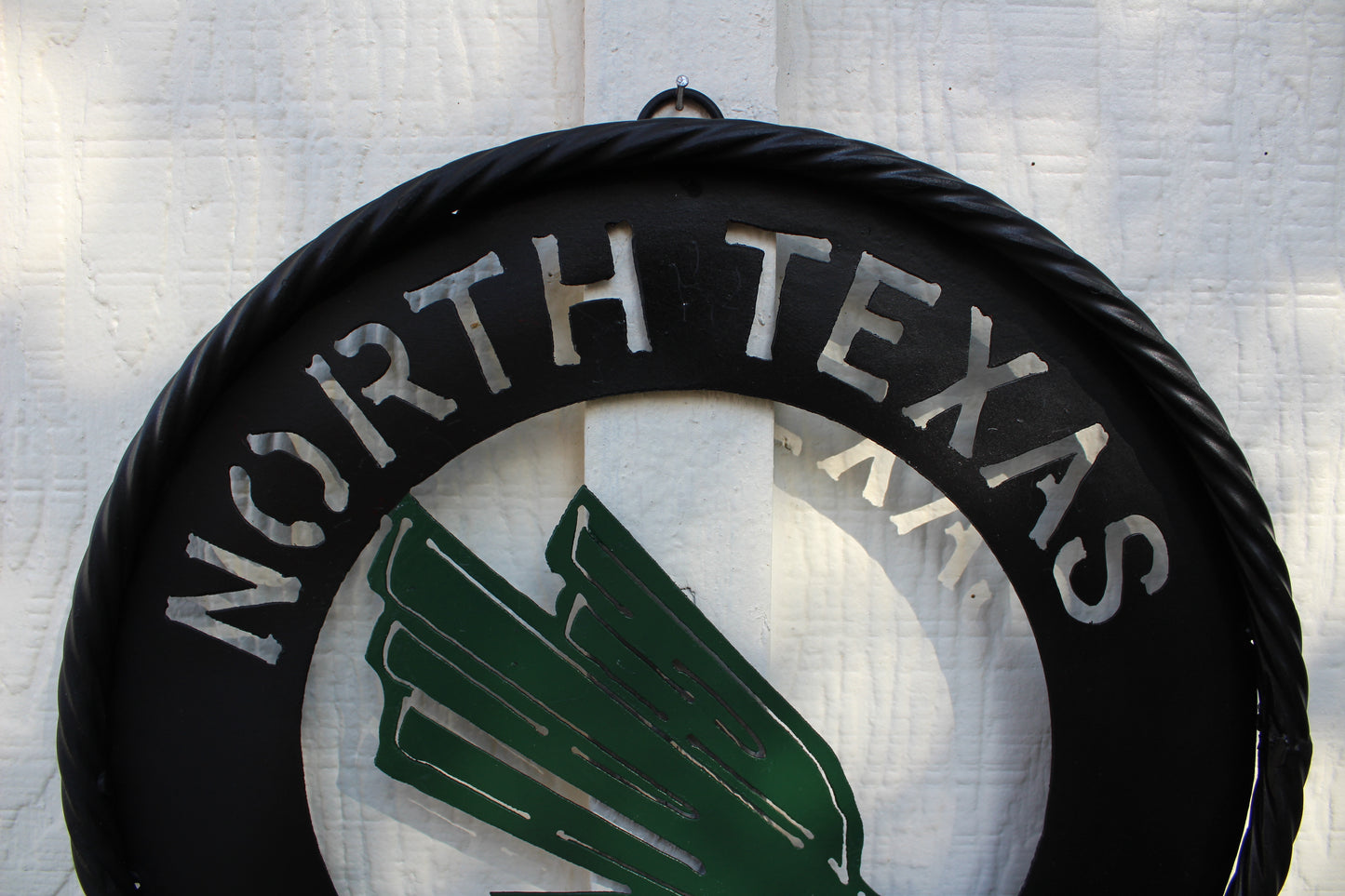 12",18",24" UNT NORTH TEXAS MEAN GREEN METAL CUSTOM VINTAGE CRAFT WALL ART TEAM SIGN HANDMADE