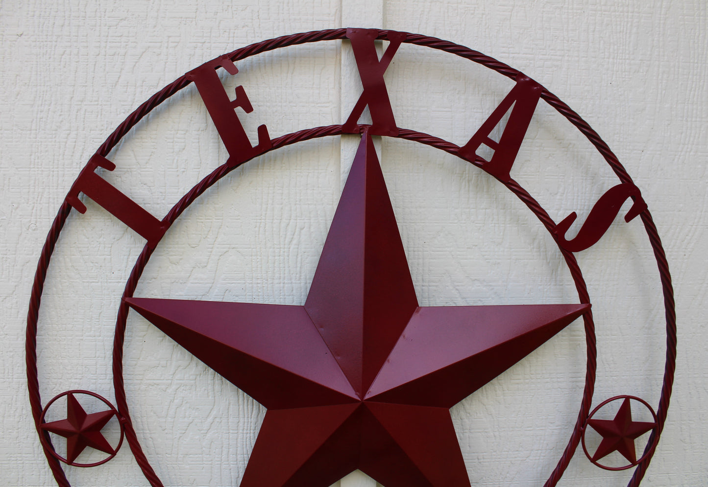RUSTIC BURGUNDY RED TEXAS 1836 BARN LONE STAR METAL ART WESTERN HOME DECOR BRAND NEW, 24", 32", 36", 40", 44", 50"