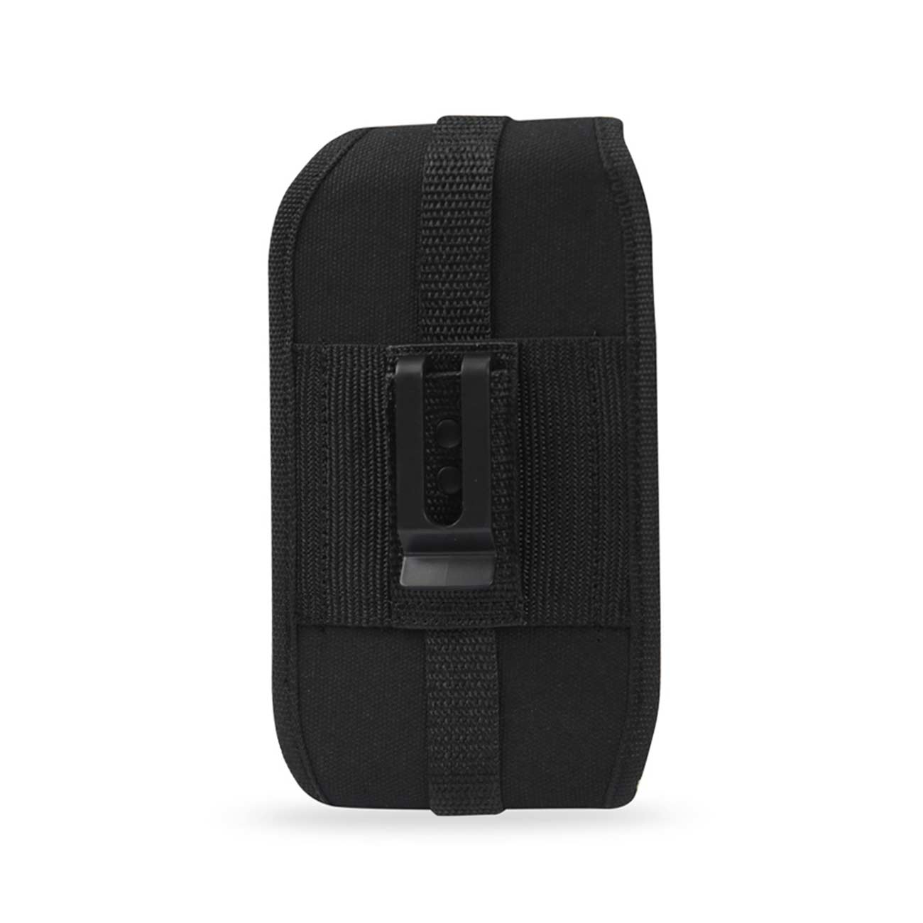 PH09B-BK 7" REIKO XL MEGA EXTRA LARGE BLACK RUGGED VERTICAL POUCH / PHONE HOLSTER WITH BUCKLE CLIP & CARD HOLDER BLACK CELL PHONE CASE UNIVERSAL OVERSIZE