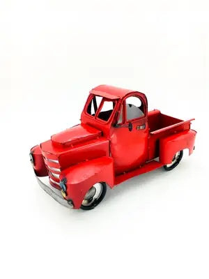 20" MULTI STYLE PICKUP TRUCK METAL GARDEN ART FIGURINE OUTDOOR & INDOOR FARM HOUSE WESTERN HOME DECOR HANDMADE NEW: 20"L X 10"W X 12" H