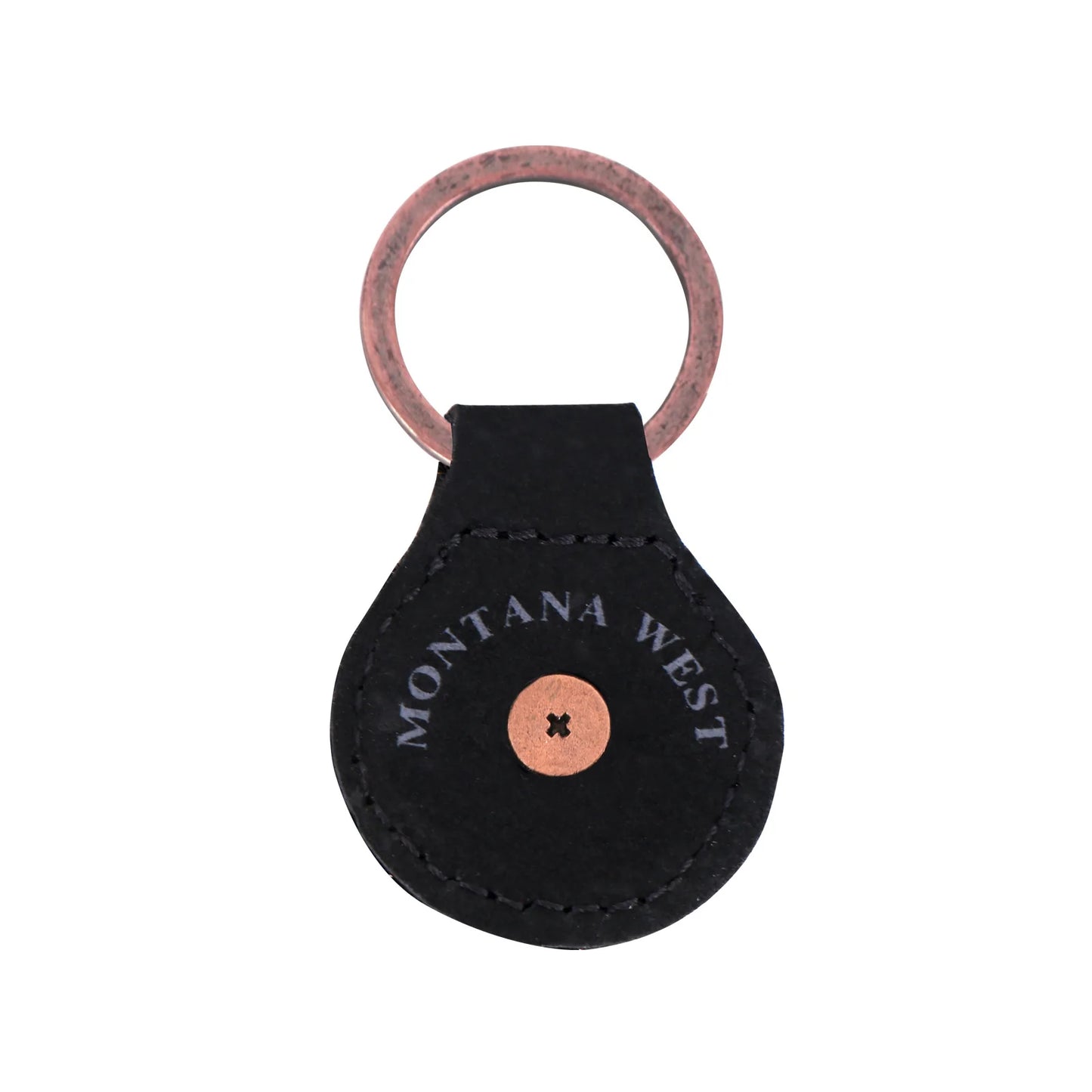 ITEM#MW_RWS-278 ENGRAVED BERRY CONCHO KEY FOB KEYCHAIN LEATHER WESTERN FASHION ART NEW--FREE SHIPPING
