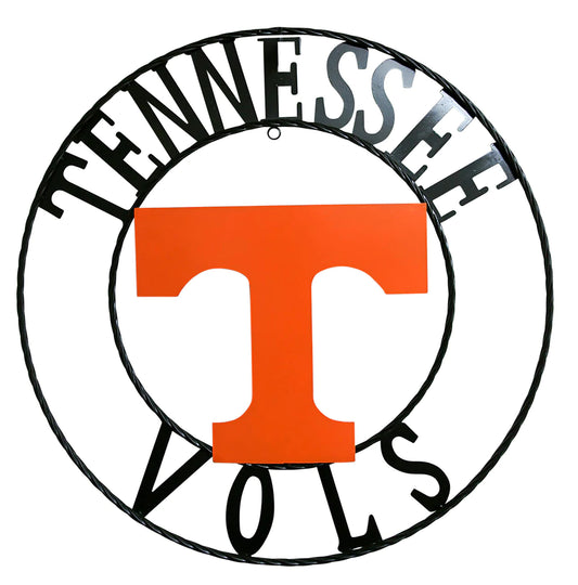 12", 18", 24", 32" TENNESSEE VOLS VOLUNTEERS CUSTOM METAL VINTAGE CRAFT SIGN TEAM WALL DECOR WESTERN HOME DECOR HANDMADE