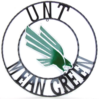 12",18",24",32",36" UNT MEAN GREEN CUSTOM METAL VINTAGE CRAFT SIGN TEAM HANDMADE