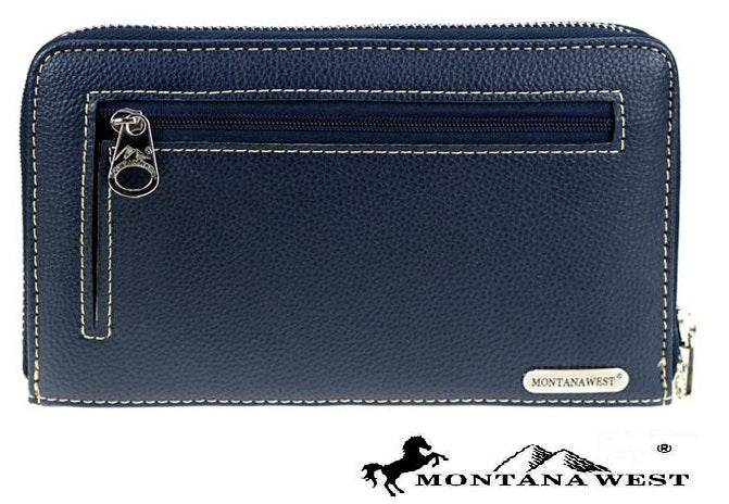 7.8" MONTANA WEST AMERICAN PRIDE WOMEN'S WALLET WESTERN PU LEATHER FASHION NEW