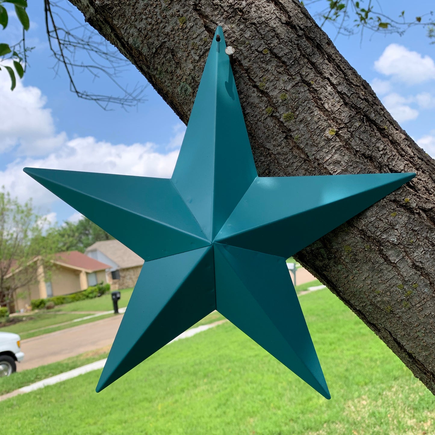 TEAL BARN METAL STAR WESTERN HOME DECOR VINTAGE RUSTIC BRONZE ART NEW, 3",4",5",6",9",12"