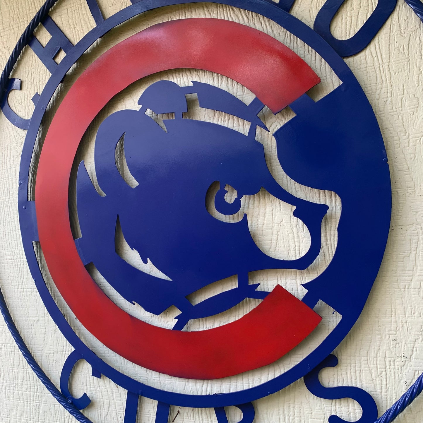 12", 18", 24", 32" CHICAGO CUBS CUSTOM METAL VINTAGE CRAFT TEAM SPORTS SIGN HANDMADE