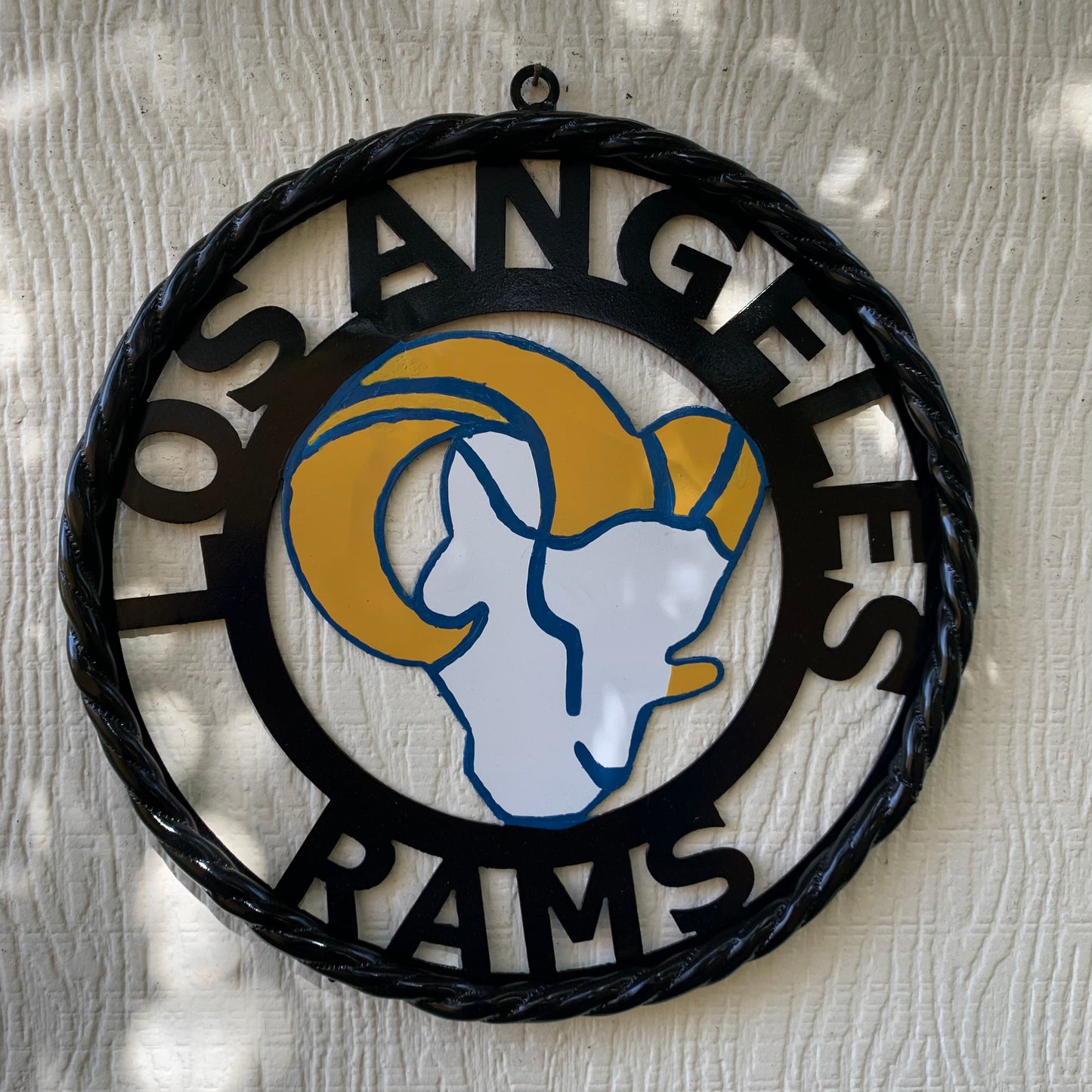 12", 18", 24", 32" LOS ANGES RAMS METAL CUSTOM VINTAGE CRAFT WALL ART TEAM SIGN HANDMADE