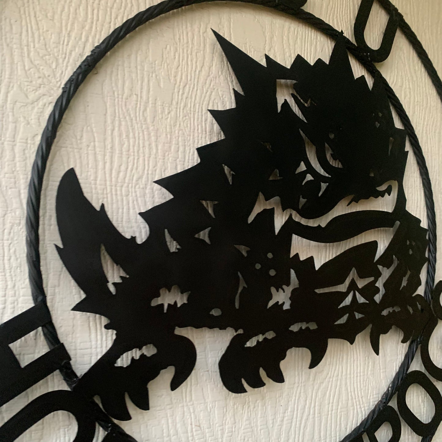 TCU HORNED FROGS BLACK CUSTOM METAL VINTAGE CRAFT TEAM SIGN HANDMADE