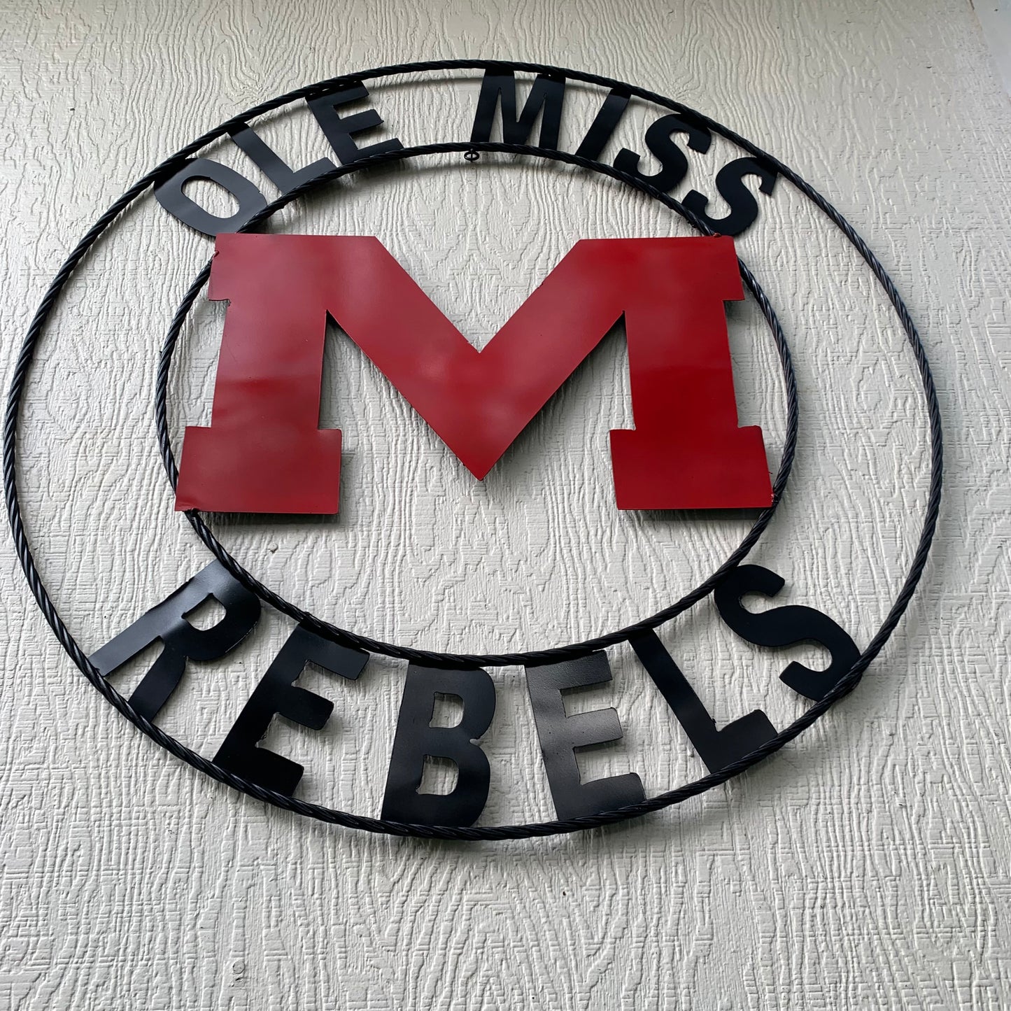 12", 18", 24", 32" OLE MISS REBELS MISSISSIPPI CUSTOM METAL TEAM VINTAGE SIGN