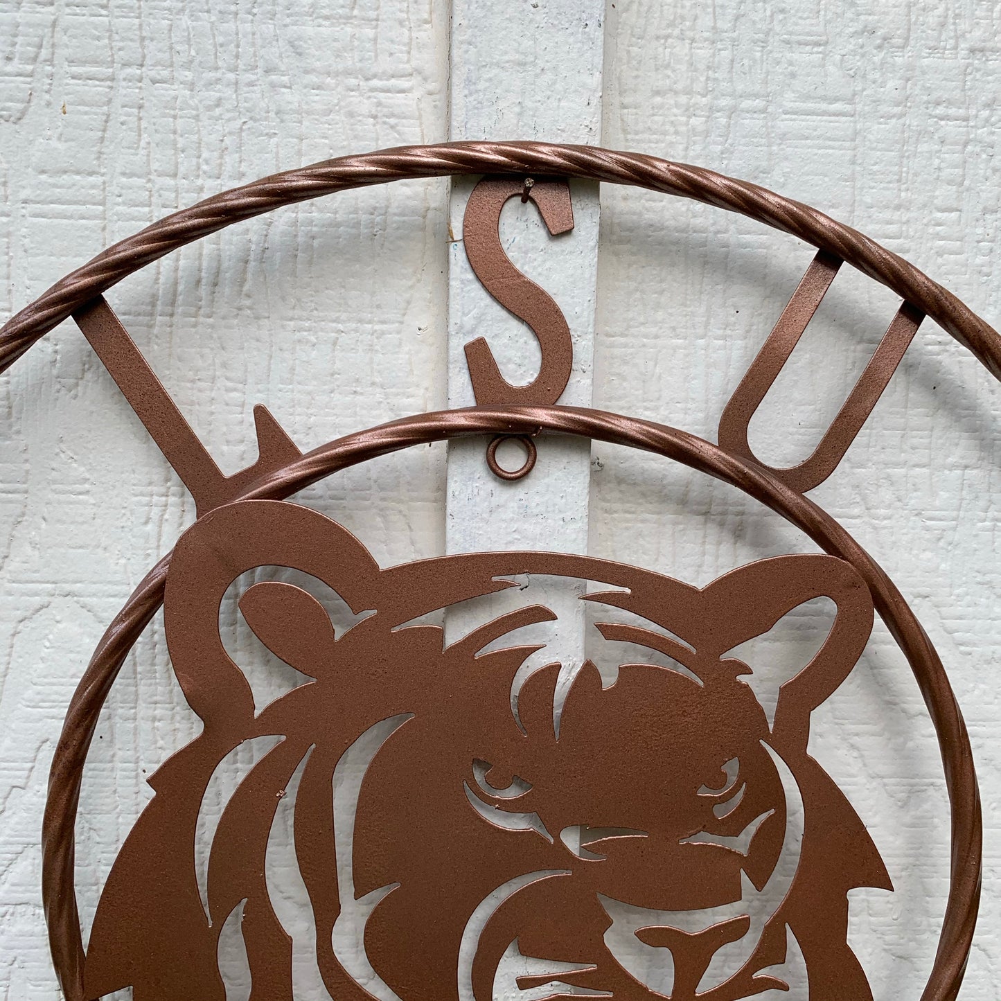 LSU TIGERS METAL CUSTOM VINTAGE CRAFT ART SIGN  WESTERN HOME DECOR 12,18",24",32",36"