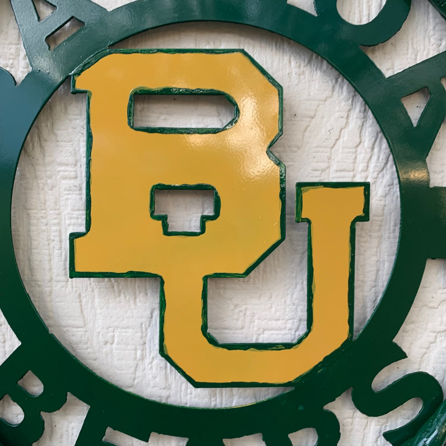 12",18",24",32" BAYLOR BEARS CUSTOM METAL VINTAGE CRAFT SIGN WESTERN HOME DECOR HANDMADE
