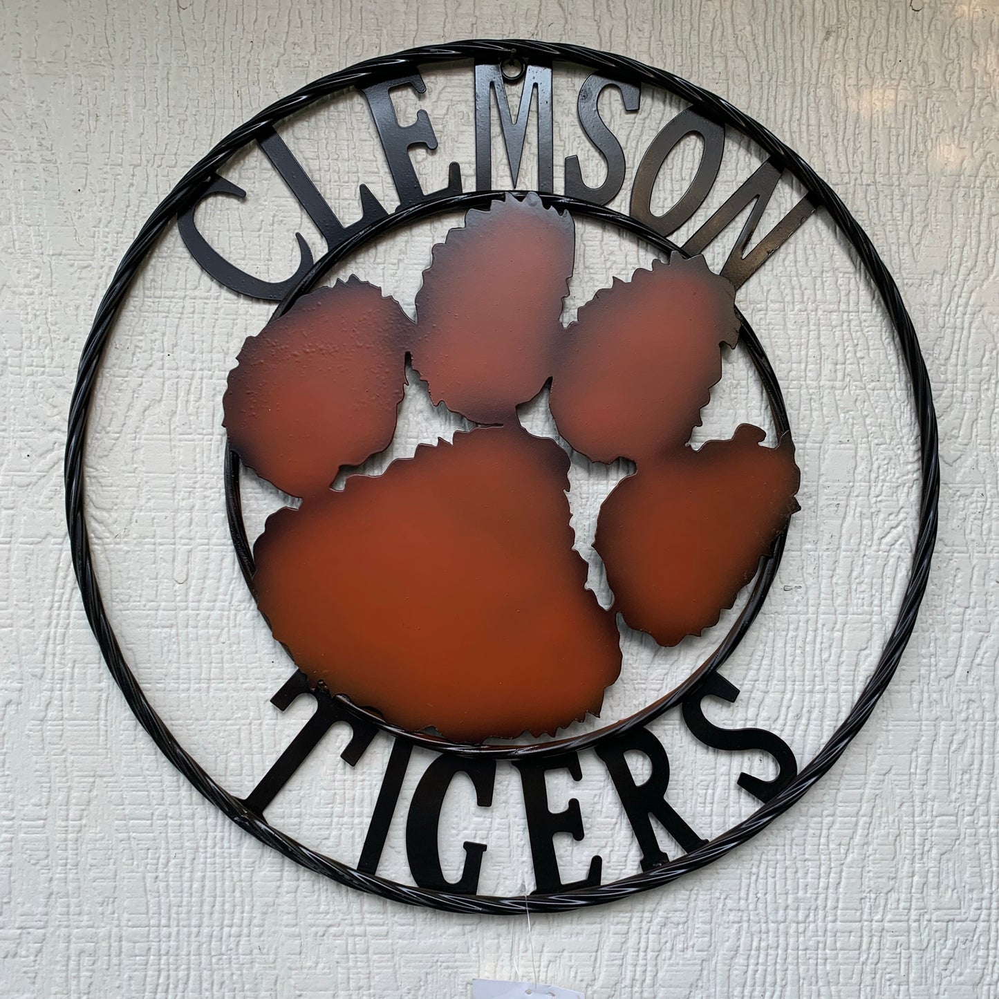 CLEMSON TIGERS CUSTOM METAL VINTAGE CRAFT SIGN WALL ART TEAM SIGN HANDMADE STYLE#1 12", 18", 24", 32"