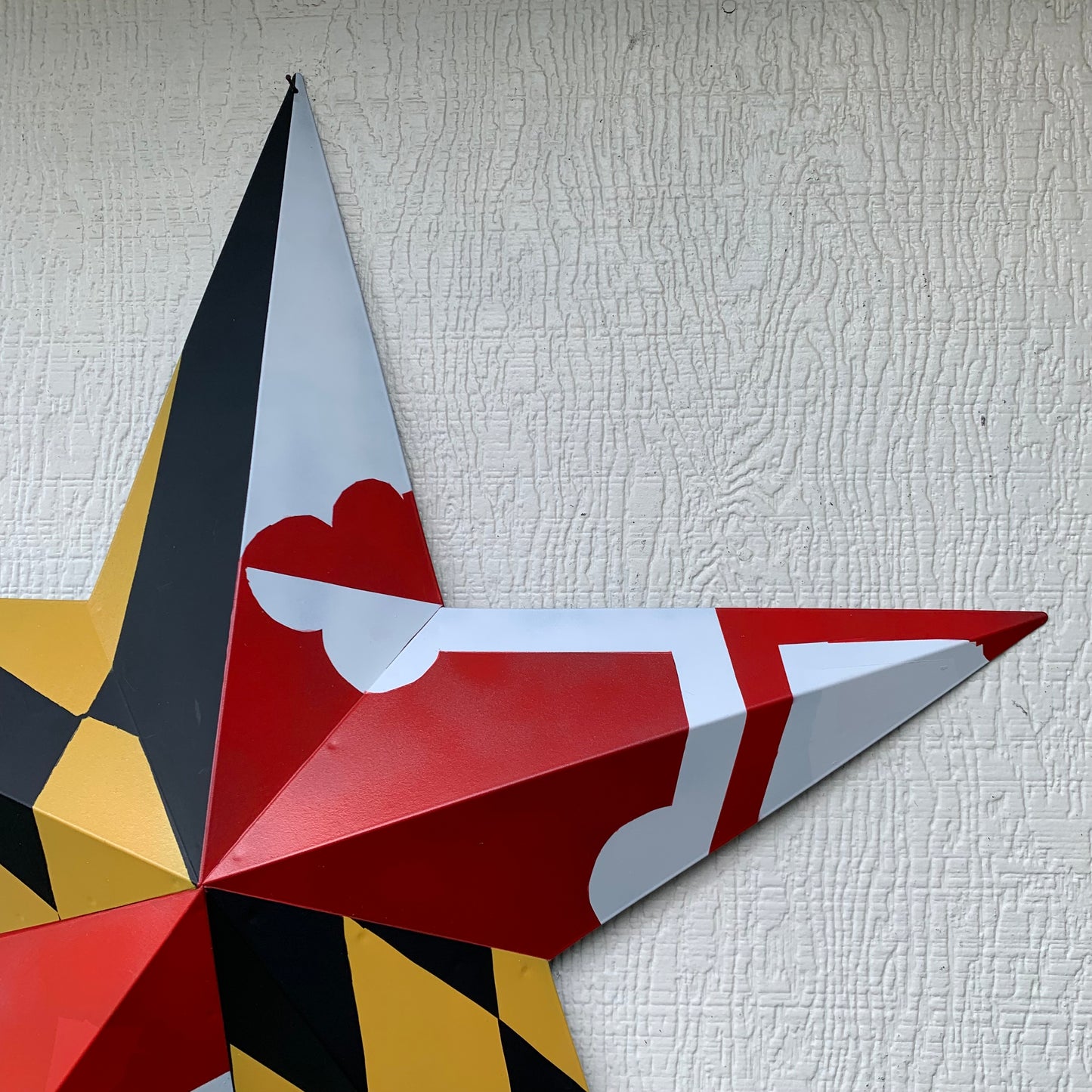 MARYLAND FLAG BARN METAL STAR WESTERN HOME DECOR HANDMADE 22",24",30",36" #EH10423